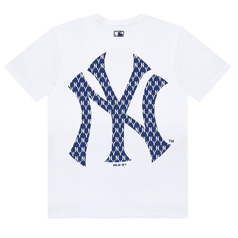 Áo Thun MLB monogram thun 100% cotton 2 chiều - Form Unisex Nam Nữ Hàng Full Tem Tag