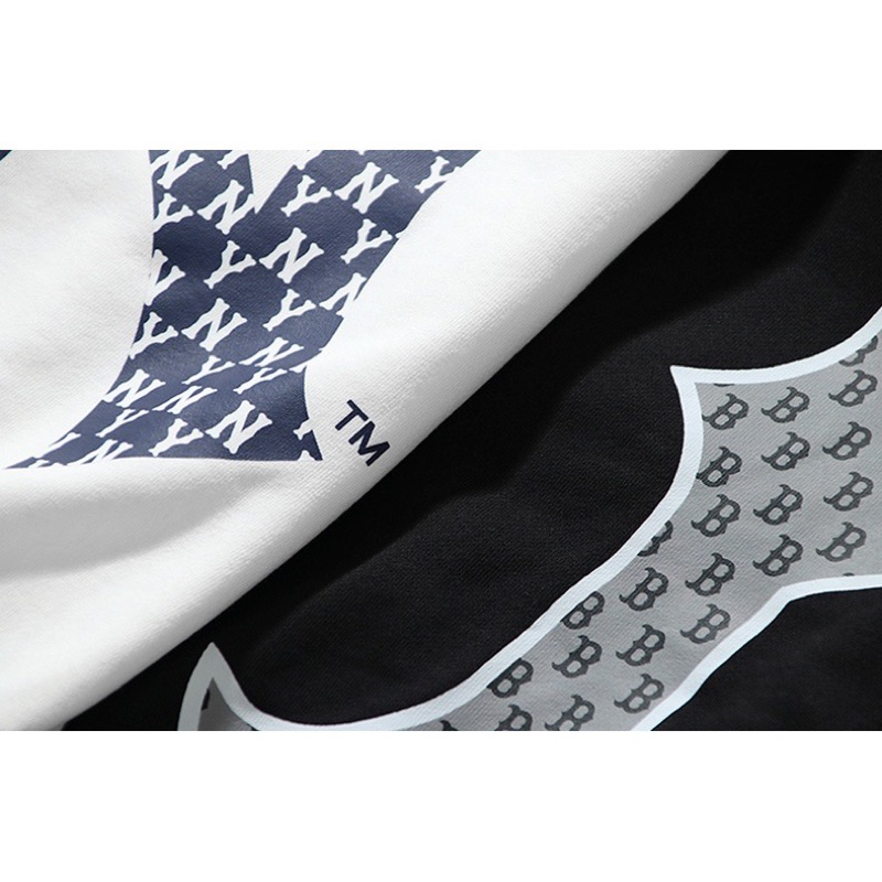 Áo Thun MLB monogram thun 100% cotton 2 chiều - Form Unisex Nam Nữ Hàng Full Tem Tag