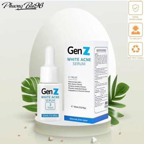 Serum Giảm Mụn Oriskin GenZ White Acne Serum Loại Bỏ Các Loại Mụn 15ml