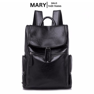 Balo đi học da pu MARY Cặp đi học nam nữ túi xách đeo chéo đi du lịch đi chơi chống nước