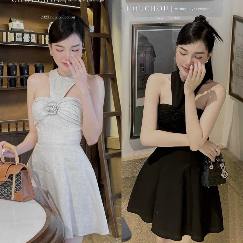 ĐẦM CỔ YẾM HOA NGỰC