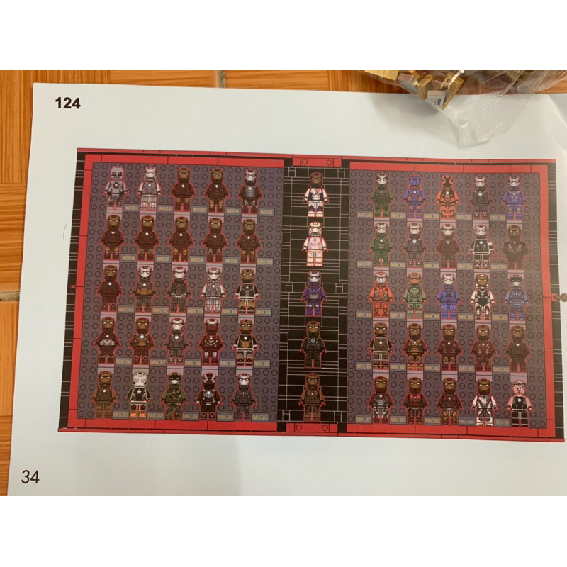 Đồ chơi Lắp ráp Mô hình Iron book-Bản Đẹp