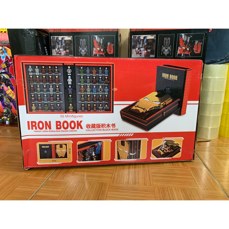 Đồ chơi Lắp ráp Mô hình Iron book-Bản Đẹp