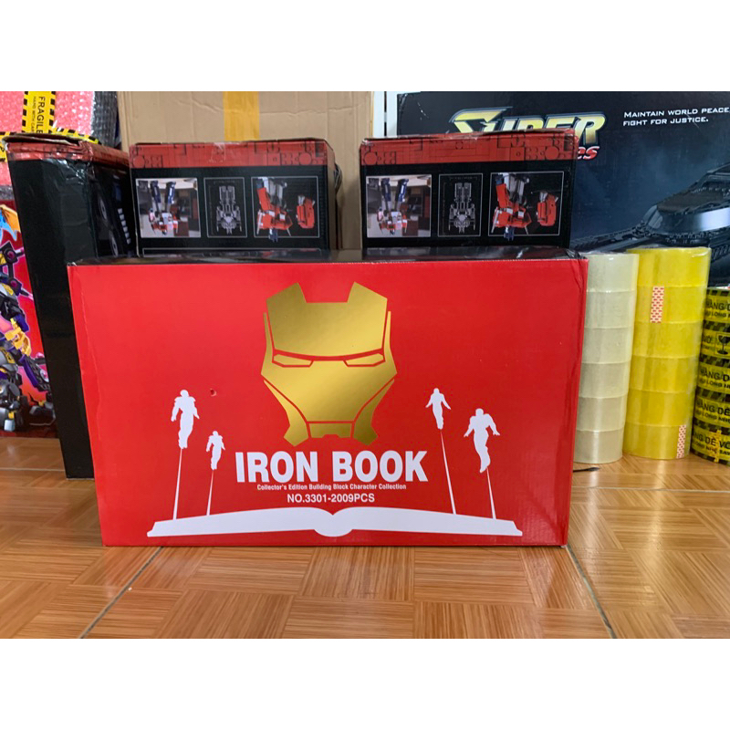 Đồ chơi Lắp ráp Mô hình Iron book-Bản Đẹp