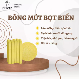 Bông nở rửa mặt -  mút nở rửa mặt COMBO 5 gói