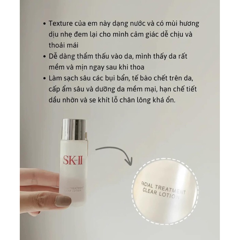 Nước hoa hồng SKII Facial Treatment Clear Lotion