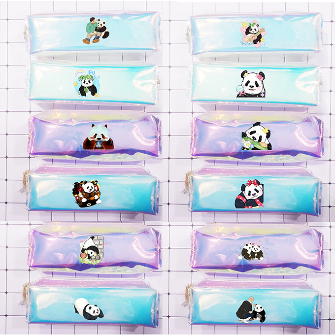 Hộp bút gấu trúc manh lan phúc bảo hoa hoa thất tử phi vân HBHI11 bóp viết rilakkuma hologram trong hoạt hình dễ thương