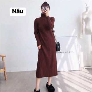 VÁY LEN DÁNG DÀI BỐN MÀU CƠ BẢN