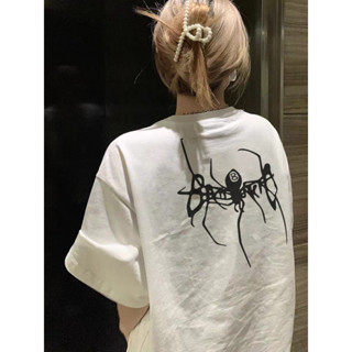 FOCUS local brand trắng vintage cổ tròn áo phông nữ retro basic bigsize levents 100%cotton