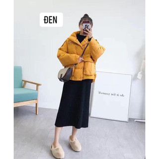 VÁY LEN DÁNG DÀI BỐN MÀU CƠ BẢN