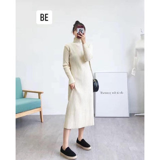 VÁY LEN DÁNG DÀI BỐN MÀU CƠ BẢN