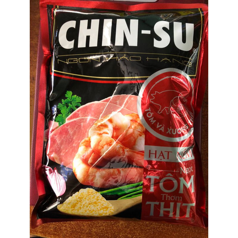 Hạt nêm ngọt tôm thơm thịt Chinsu gói 900g tặng  thêm 25%giá không đổi  so với gói  900g