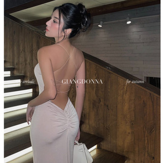 Đầm Ôm Body Đan Dây Hở Lưng - D8301