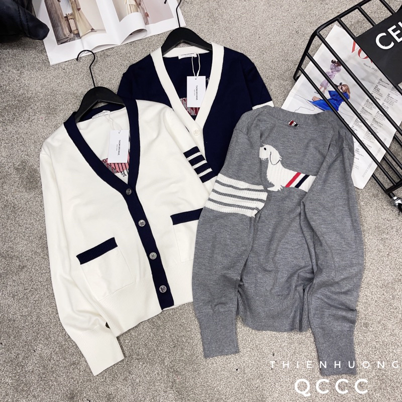 Áo len cadigan thom cao cấp full tag