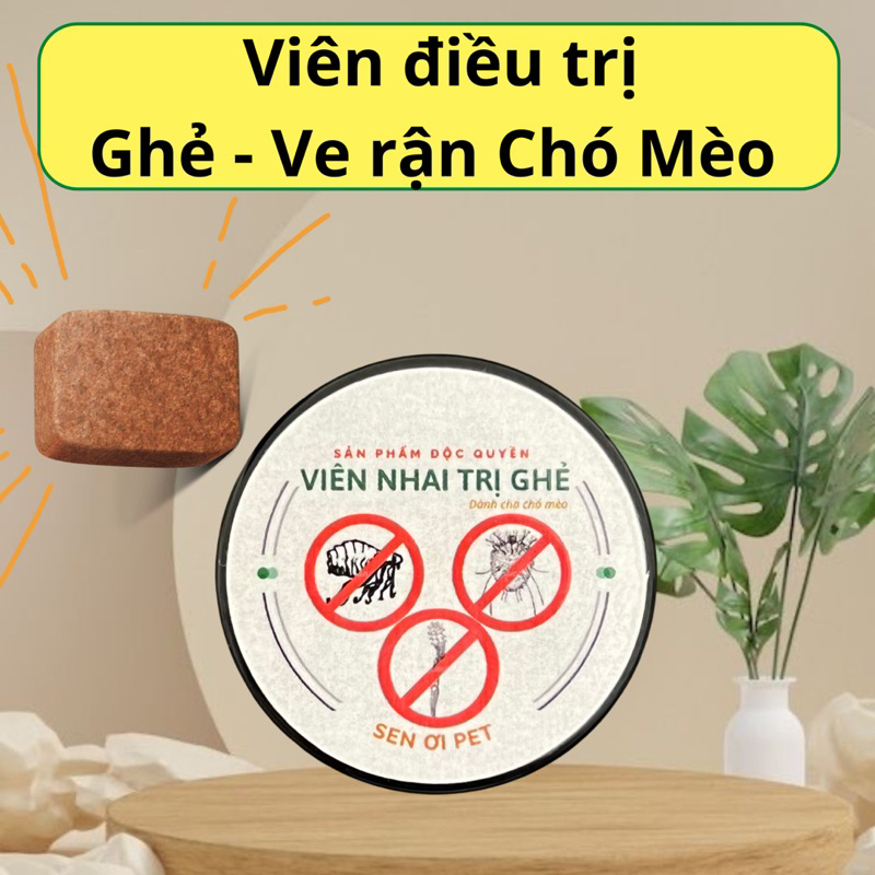 Sáp hỗ trợ loại bỏ ghẻ, ve rận dành cho thú cưng