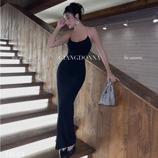 Đầm Ôm Body Đan Dây Hở Lưng - D8301