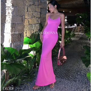 Đầm Ôm Body Đan Dây Hở Lưng - D8301