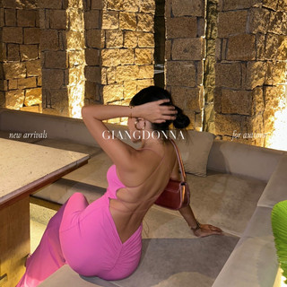 Đầm Ôm Body Đan Dây Hở Lưng - D8301
