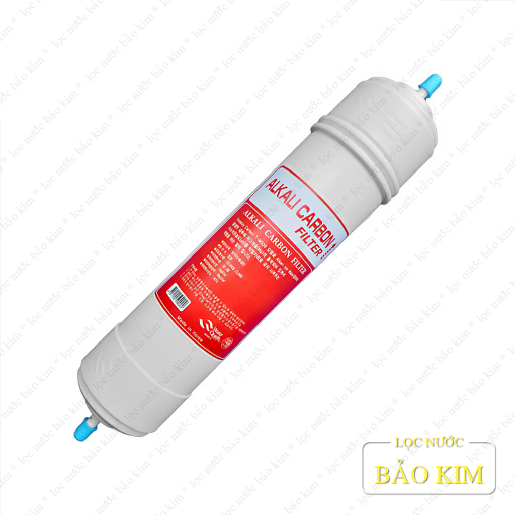 Kiểu I - Lõi lọc đúc Korea số 1,2,3, UF, R.O, Alkali Carbon - Hydrogen - Silver Carbon 11 inch kết nối 2 đầu