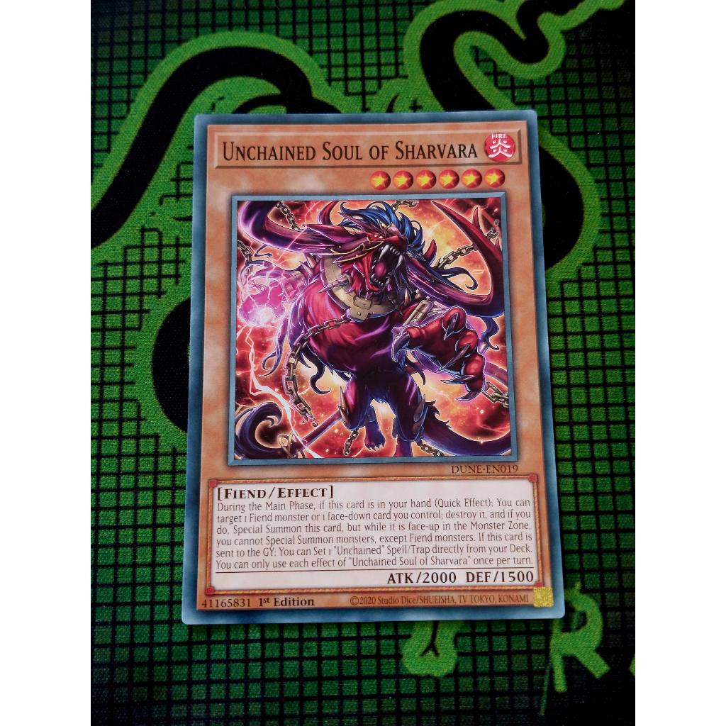 Thẻ Bài Yugioh Monster Unchained Soul of Sharvara - DUNE-EN019 - Common
