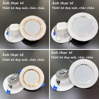 Đèn LED âm trần downlight 7w/9w 3 chế độ (NGUỒN LIỀN)