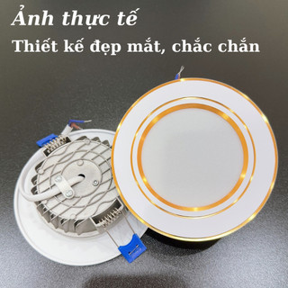 Đèn LED âm trần downlight 7w/9w 3 chế độ (NGUỒN LIỀN)