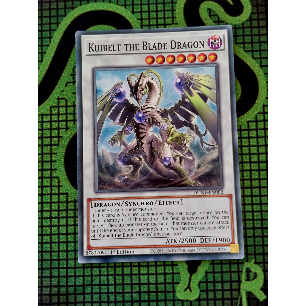 Thẻ Bài Yugioh Monster Kuibelt the Blade Dragon - DUNE-EN083 - Common