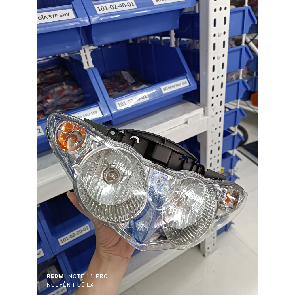 CỤM ĐÈN PHA JUPITER CÚ MÈO, JUPITER MẮT CÚ, CHÓA ĐÈN PHA JUPITER CÚ MÈO, HÀNG CHÍNH HÃNG YAMAHA VN