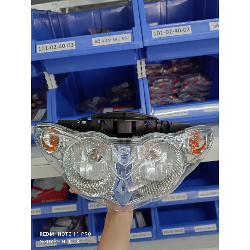 CỤM ĐÈN PHA JUPITER CÚ MÈO, JUPITER MẮT CÚ, CHÓA ĐÈN PHA JUPITER CÚ MÈO, HÀNG CHÍNH HÃNG YAMAHA VN