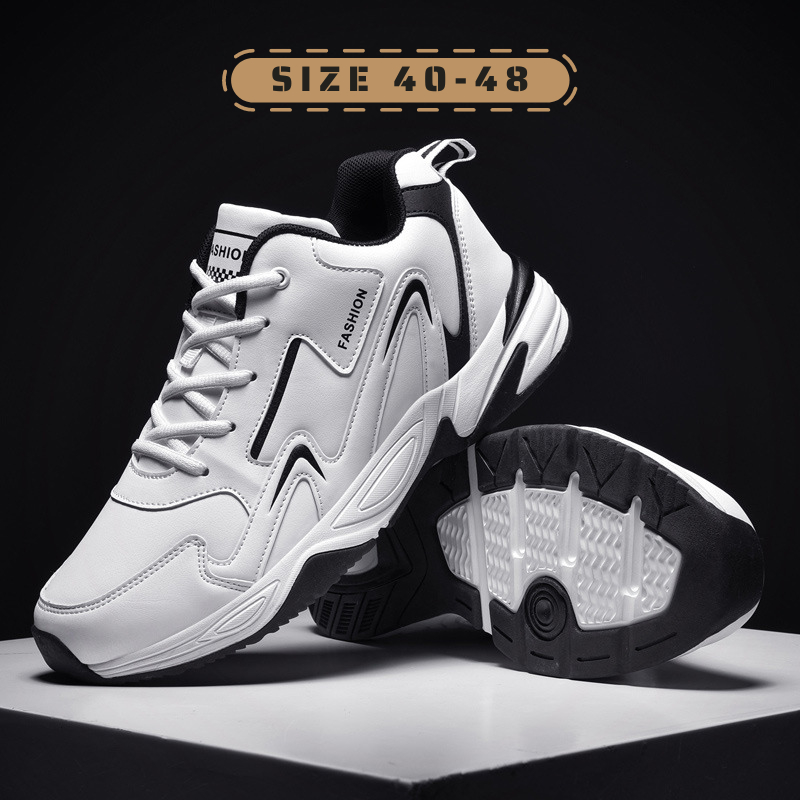 [BIG SIZE 44-48] Giày Nam Trắng Keitoo Thể Thao Size Lớn Hot Trend - Giày Sneaker Ngoại Cỡ Big Size 