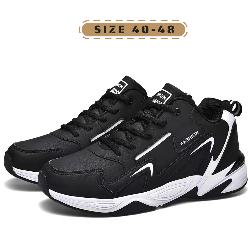 [BIG SIZE 44-48] Giày Nam Đen Keitoo Thể Thao Size Lớn Hot Trend - Giày Sneaker Ngoại Cỡ Big Size 44