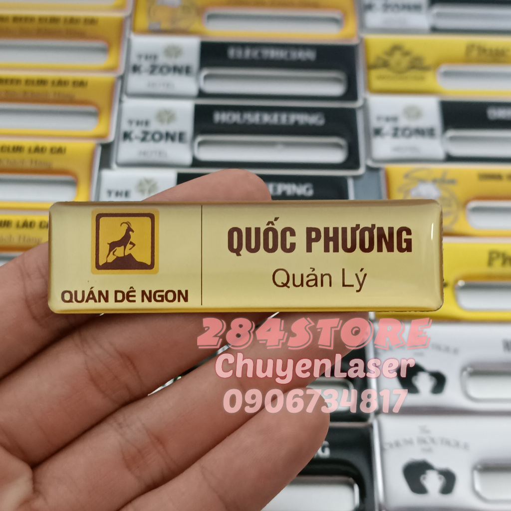 Bảng tên nhân viên - lên file và in theo yêu cầu