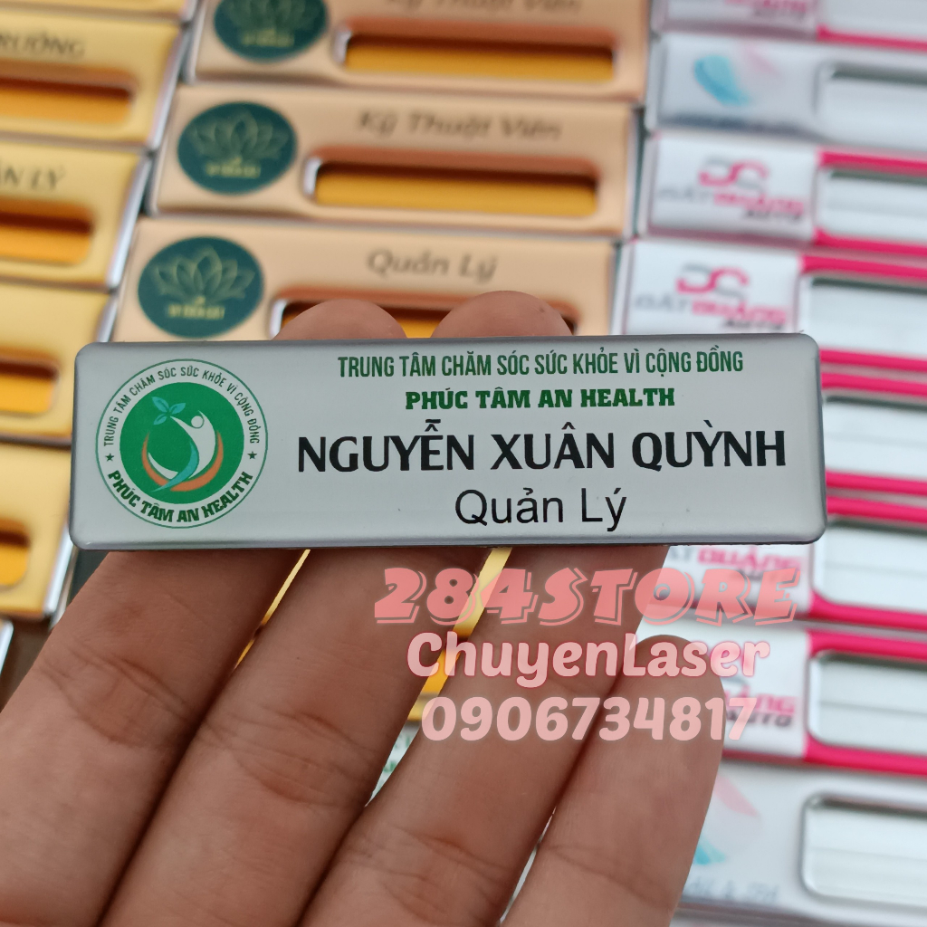 Bảng tên nhân viên - lên file và in theo yêu cầu