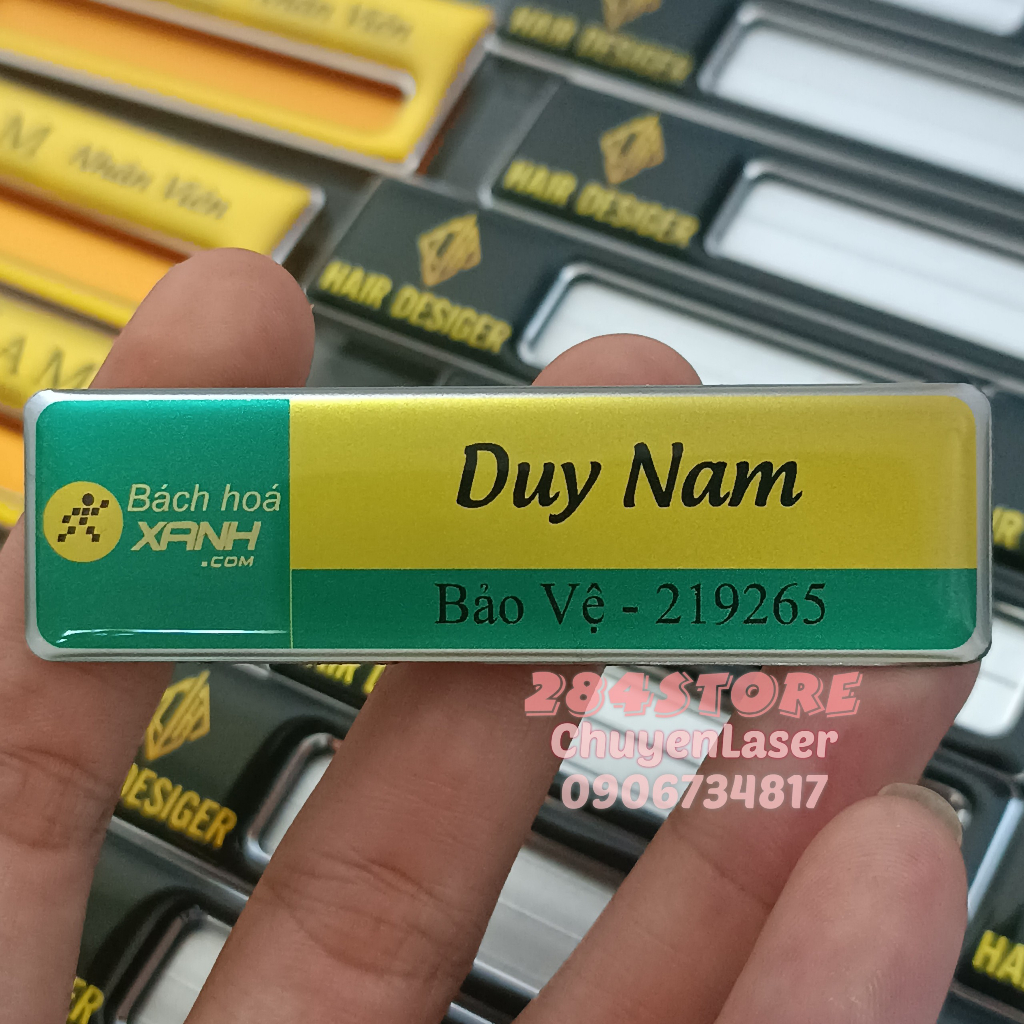 Bảng tên nhân viên - lên file và in theo yêu cầu