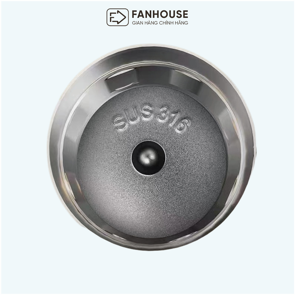 Ly giữ nhiệt Inox 316 cao cấp Holic v4 420ml cốc nước giữ nhiệt thể thao Fan House bình vỏ chống xước