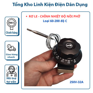 Rơ le - Chỉnh nhiệt độ nồi phở (Loại 60- 200 độ C)