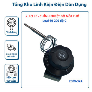 Rơ le - Chỉnh nhiệt độ nồi phở (Loại 60- 200 độ C)