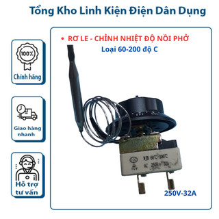 Rơ le - Chỉnh nhiệt độ nồi phở (Loại 60- 200 độ C)