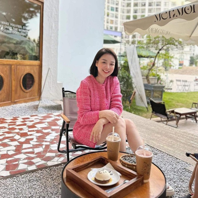 Set váy len xuất dư ZR cho nữ, Set len nữ màu hồng -Tinahouse.2021