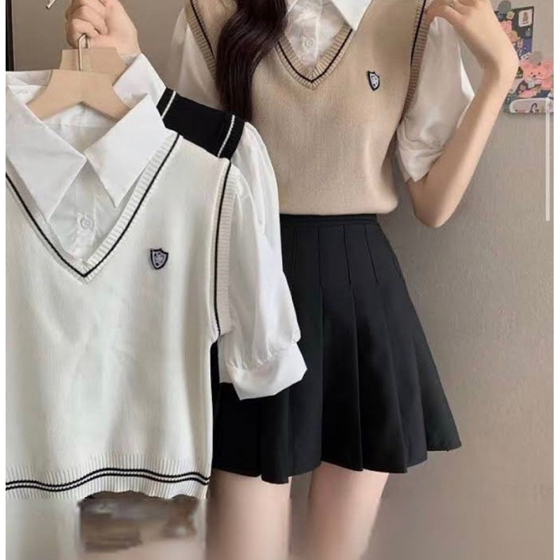 Áo len gile thanh lý ngẫu nhiên