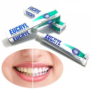 Kem Đánh Răng Bạc Hà Làm Trắng Eucryl Toothpaste 62g