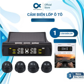 Cảm Biến Áp Suất Lốp Ô tô TPMS Pin Năng Lượng Mặt Trời Chíp Chống Nước IP67 Bản Tiếng Việt