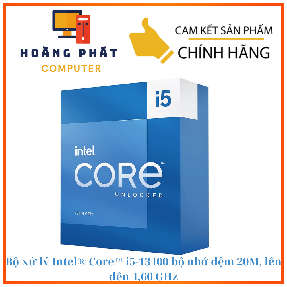 Bộ xử lý Intel® Core™ i5-13400 bộ nhớ đệm 20M, lên đến 4,60 GHz