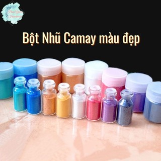 Bột nhũ ánh kim Camay dùng trong thủ công resin, đất sét, nail...v...v...
