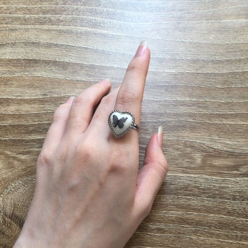 Set dây chuyền và nhẫn bum búm 2hand