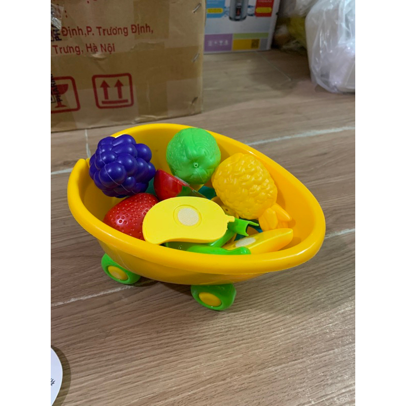 ĐỒ CHƠI XE CẮT HOA QUẢ 11 CHI TIẾT