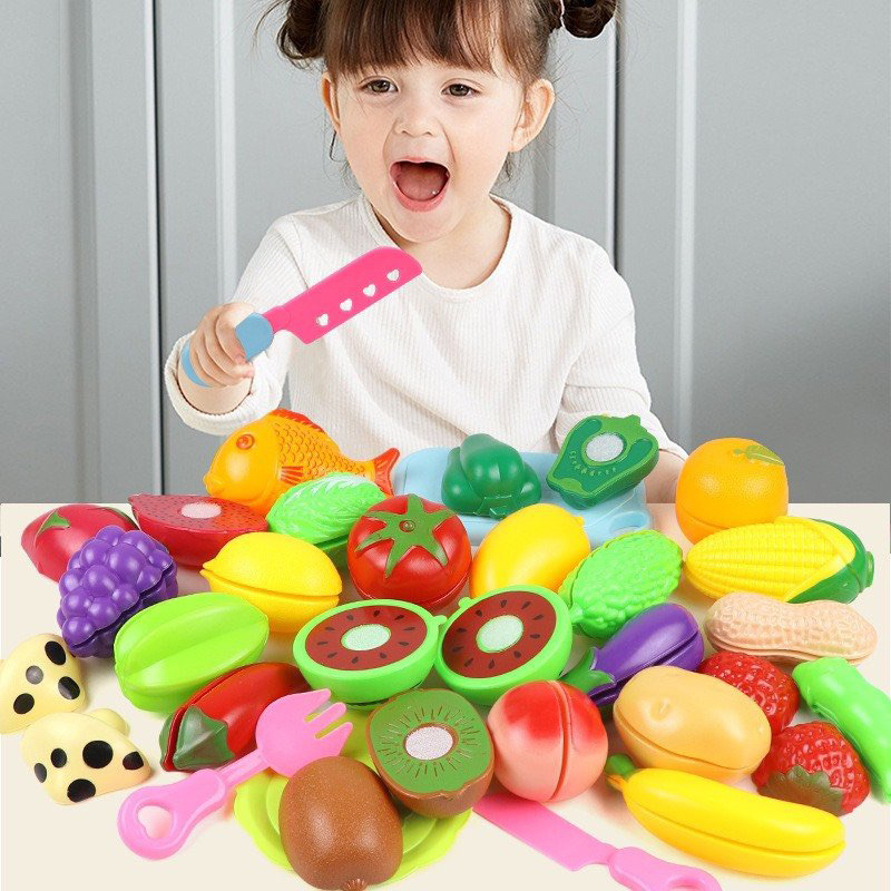 ĐỒ CHƠI XE CẮT HOA QUẢ 11 CHI TIẾT