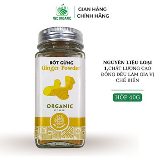 Bột gừng hữu cơ Vinasamex 40g thơm ngon dùng lagm gia vị nấu ăn đồ uống