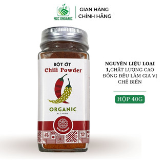 Bột ớt hữu cơ Vinasamex 40g dùng lagm gia vị kích thích ăn uống