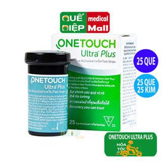 ONETOUCH ULTRA PLUS - Que thử đường huyết dùng cho máy test tiểu đường One Touch Ultra Plus Flex